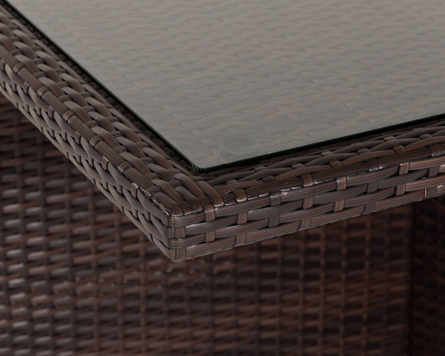 Barcelona 4 Seater Cube Set With Footstools in Brown and Cream