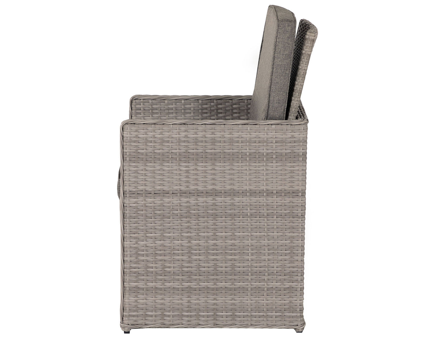 Barcelona 4 Seater Cube Set in Grey