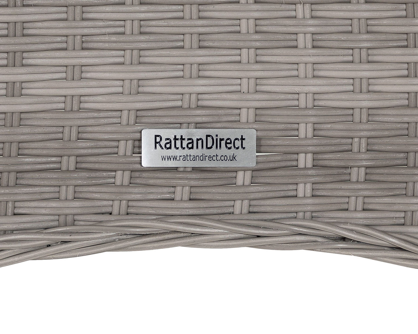 Cambridge 2 Rattan Chairs and Small Round Table Set in Grey