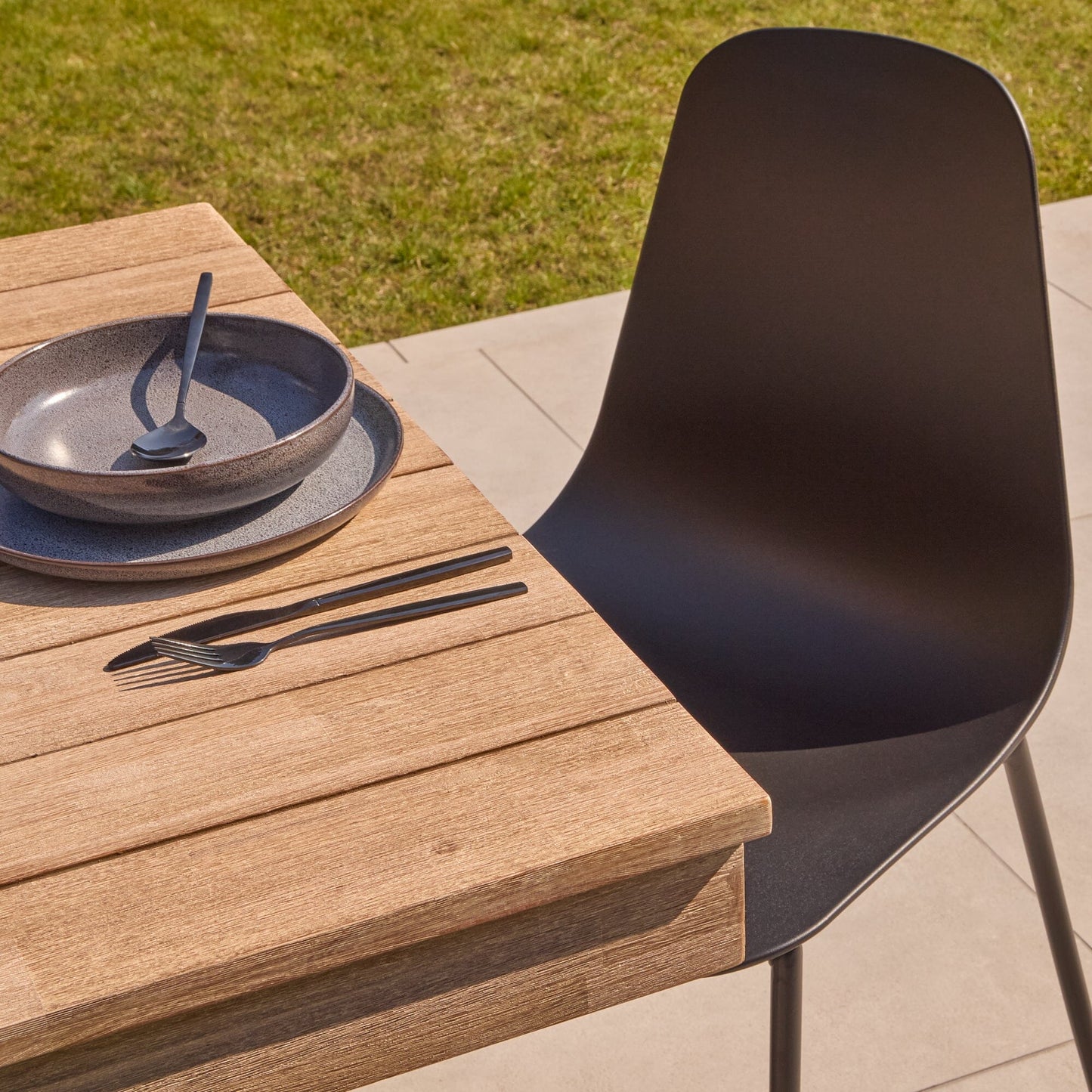 Amelia 6 Seater Wooden Garden Dining Set with 6 Wren Chairs