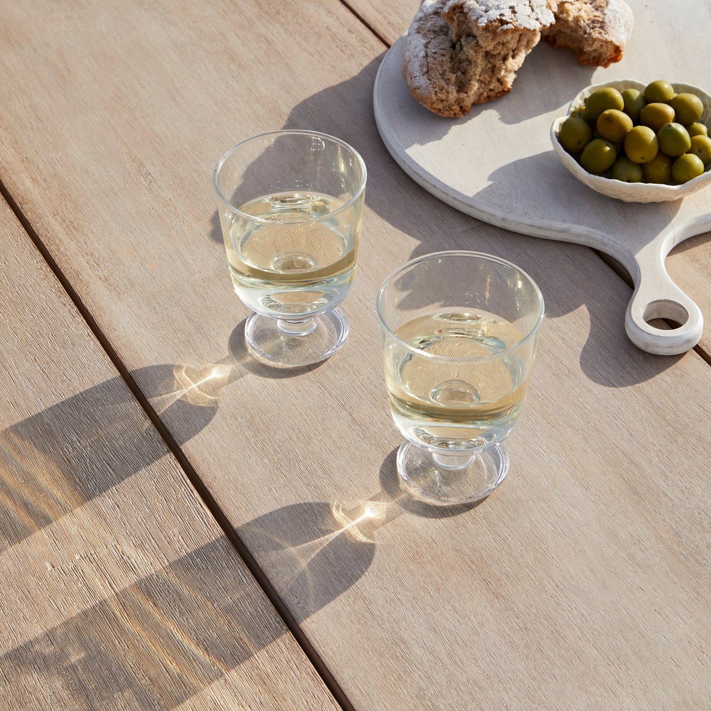 Charlotte 6 Seater Wooden Garden Dining Set with Charlotte Benches - Laura James