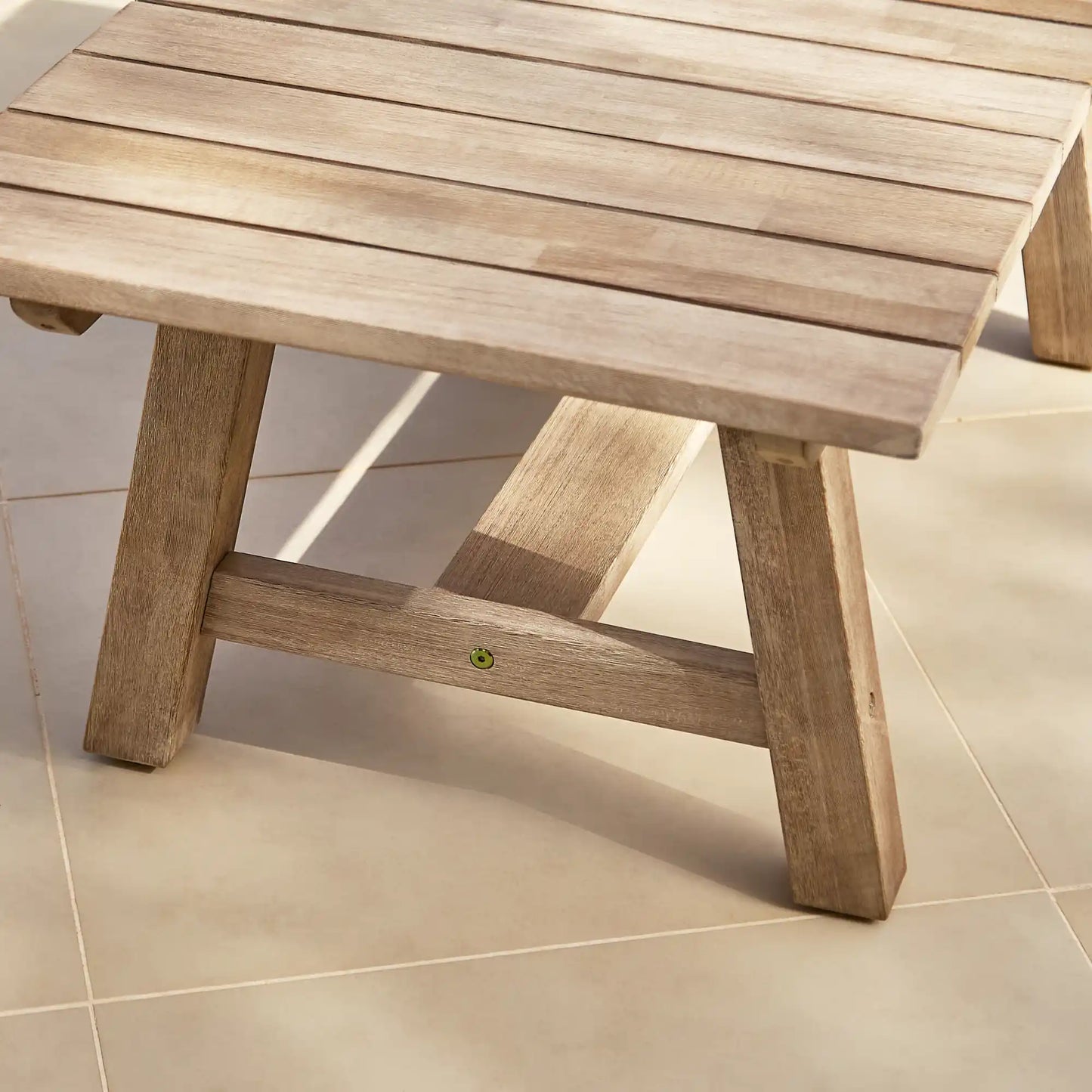 Shiro Rectangular Acacia outdoor Coffee Table -Laura James