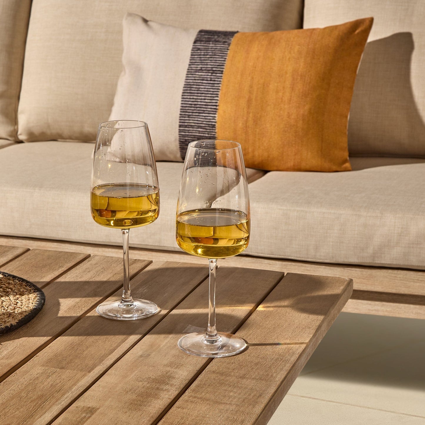 Shiro 3 Seater Whitewash Sofa Set with Shiro Occasional Armchairs and Rectangular Coffee Table - Laura James