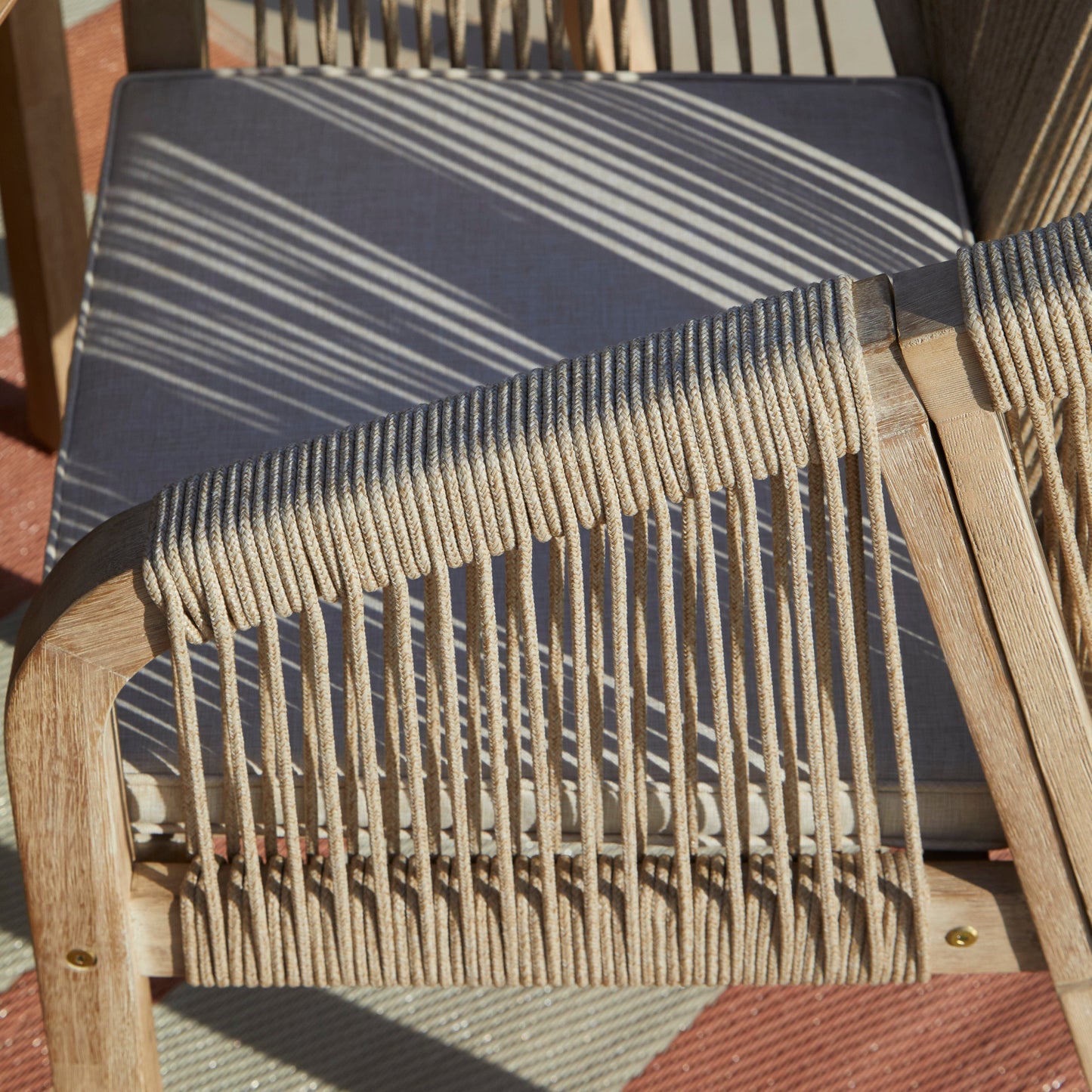 Shiro 6 Seater Wooden Round Dining Set with 6 Nala Sand Chairs - Laura James