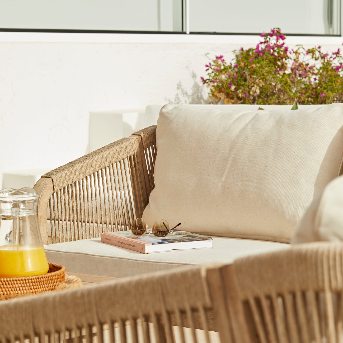 Shiro Wooden Garden Corner Sofa Set with Akira Coffee Table
- Laura James