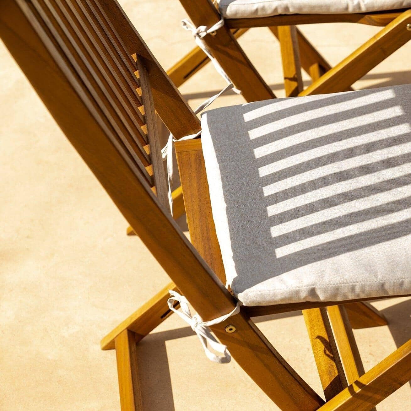 Ashby 4 Seater Wooden Garden Dining Set - 120cm