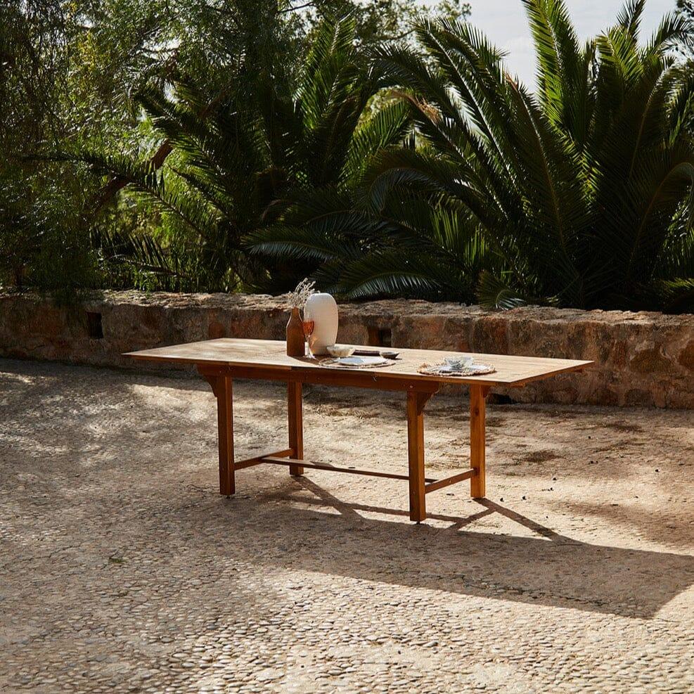 Aspen 8 Seater Wooden Extendable Garden Dining Set with Cushions