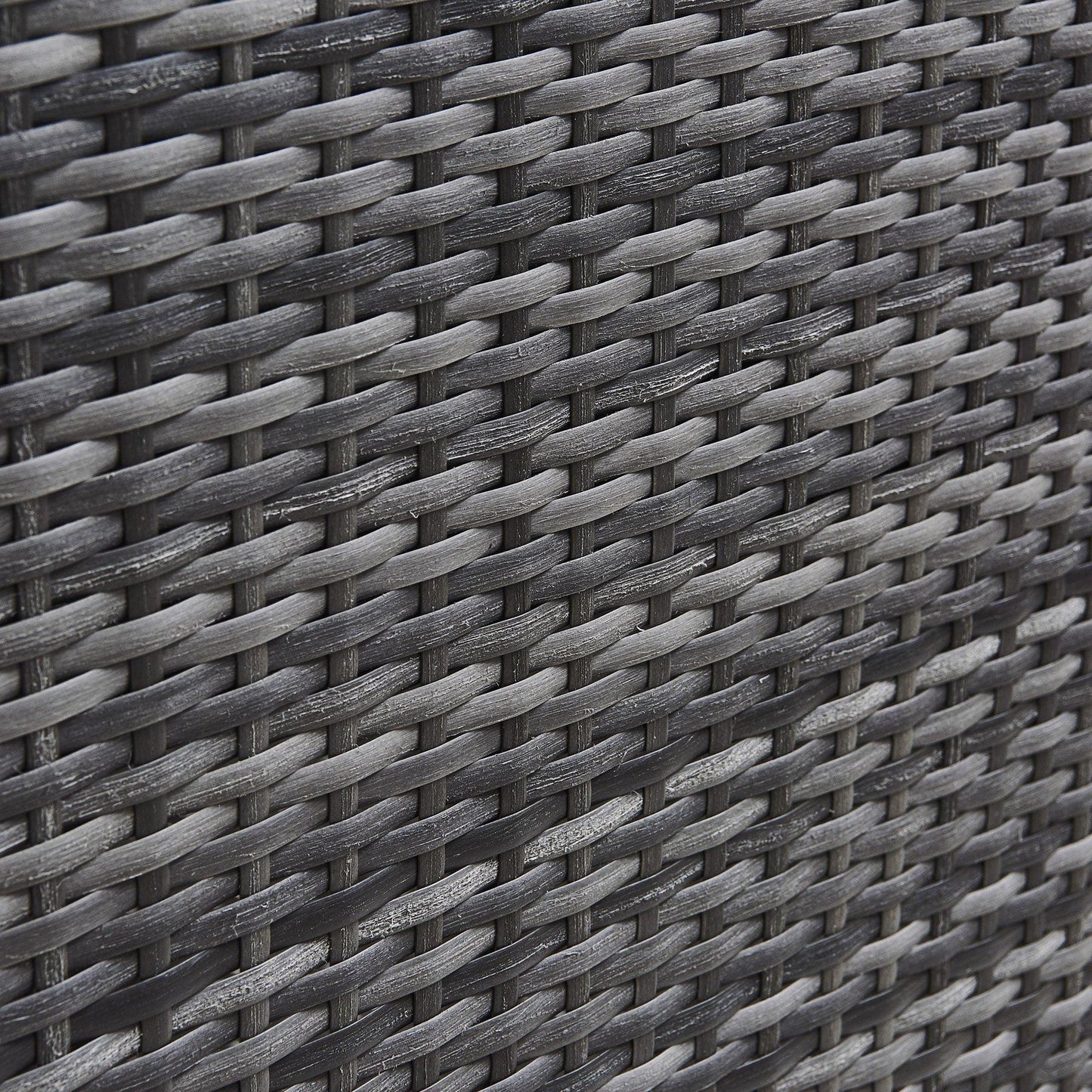 9 Seater Rattan Outdoor Corner Sofa Set - Grey Weave - Laura James