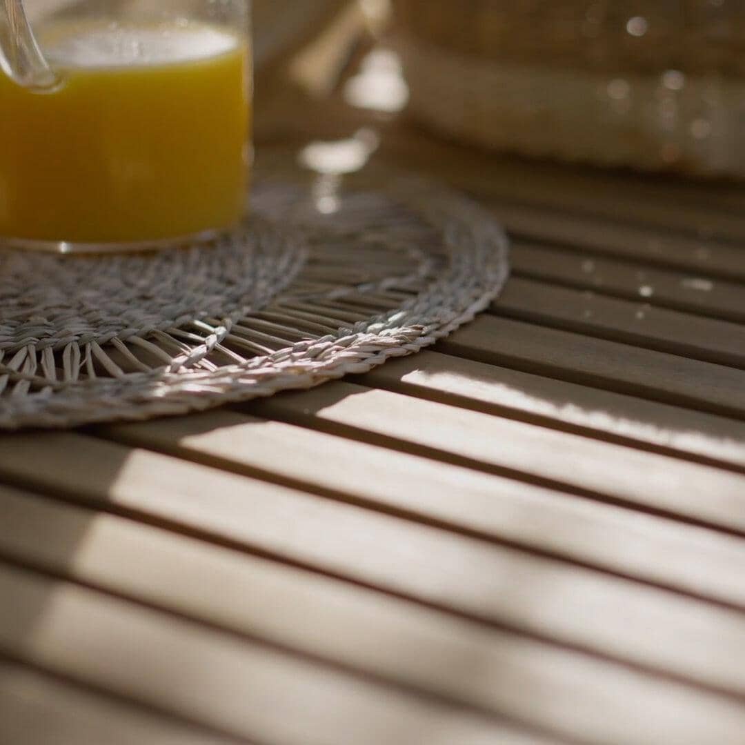 Lennox Table with 6 Black Hali Dining Chairs