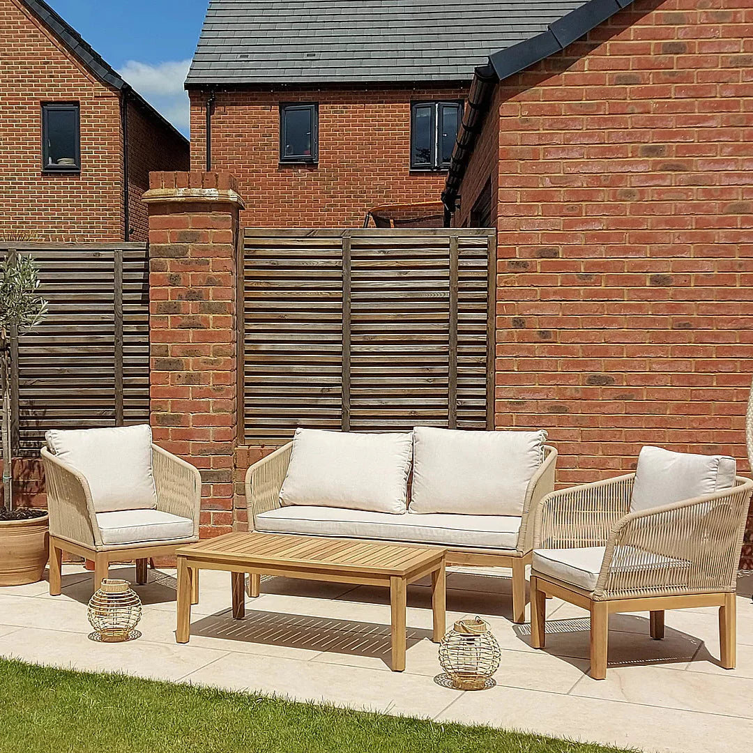 Eaden Rope Conversation Set - Natural - Laura James