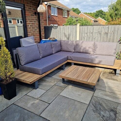 Shiva Garden Corner Sofa Set - Grey
- Laura James