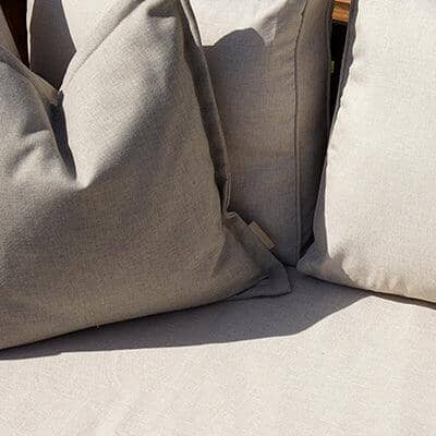 Rowan Wooden Garden 2 Seater Garden Sofa - Natural