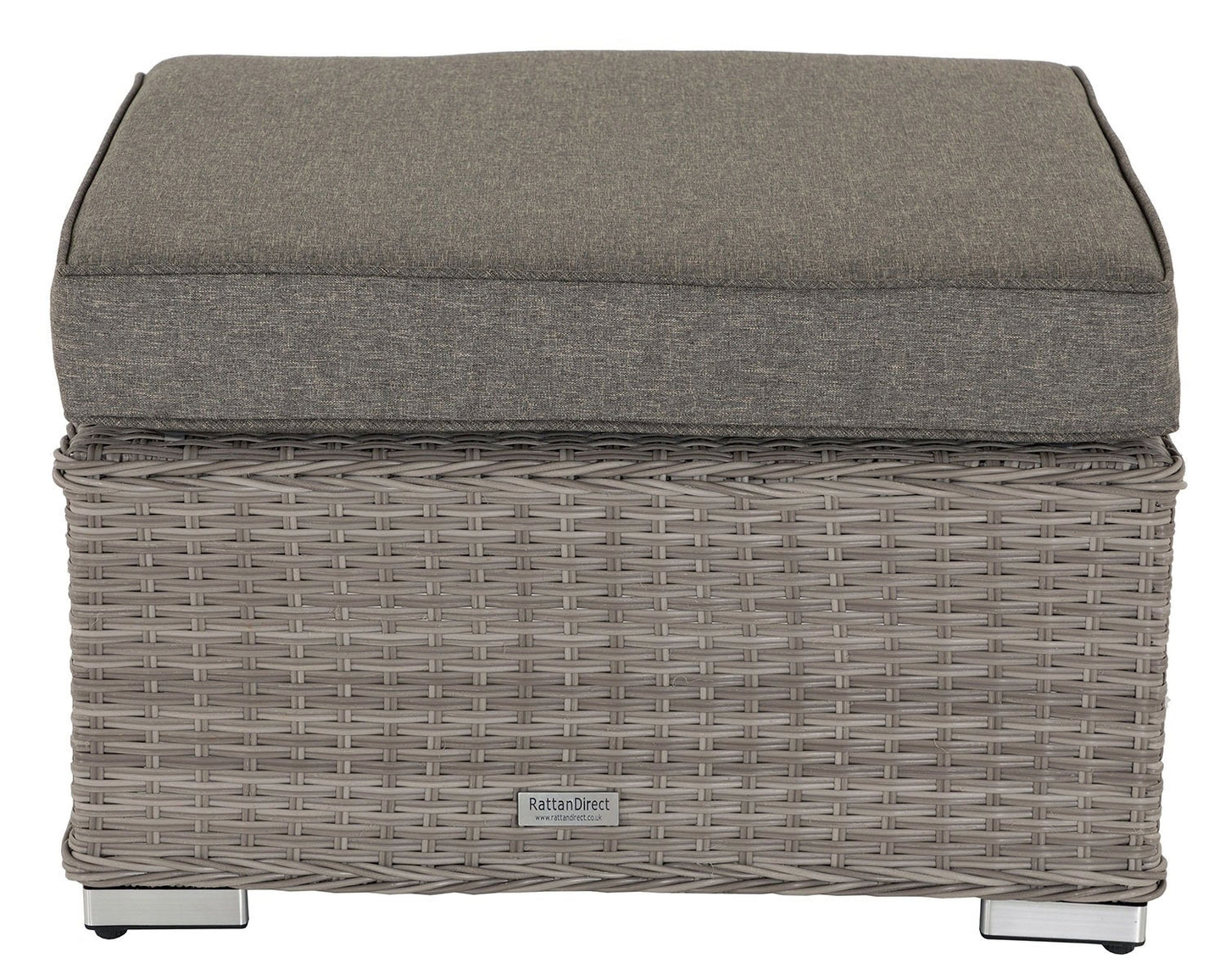 Florida 4 Piece Rattan Garden Corner Sofa Set in Grey