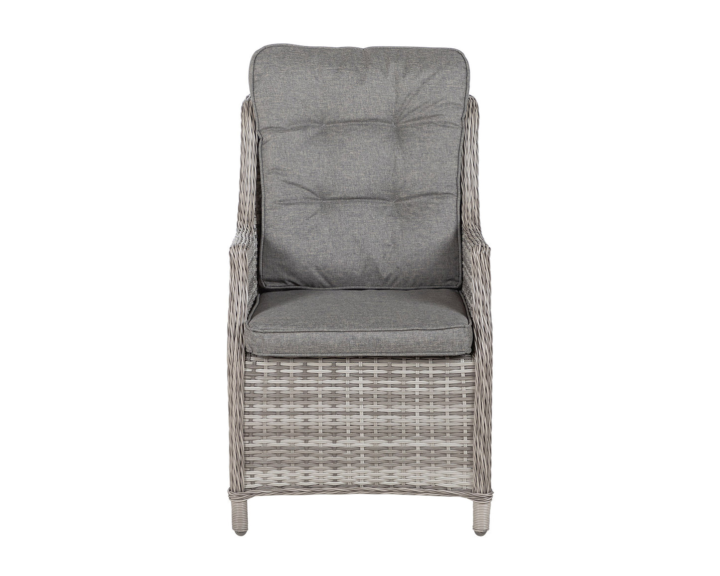 Riviera 6 Dining Chairs and Rectangular Dining Table in Grey