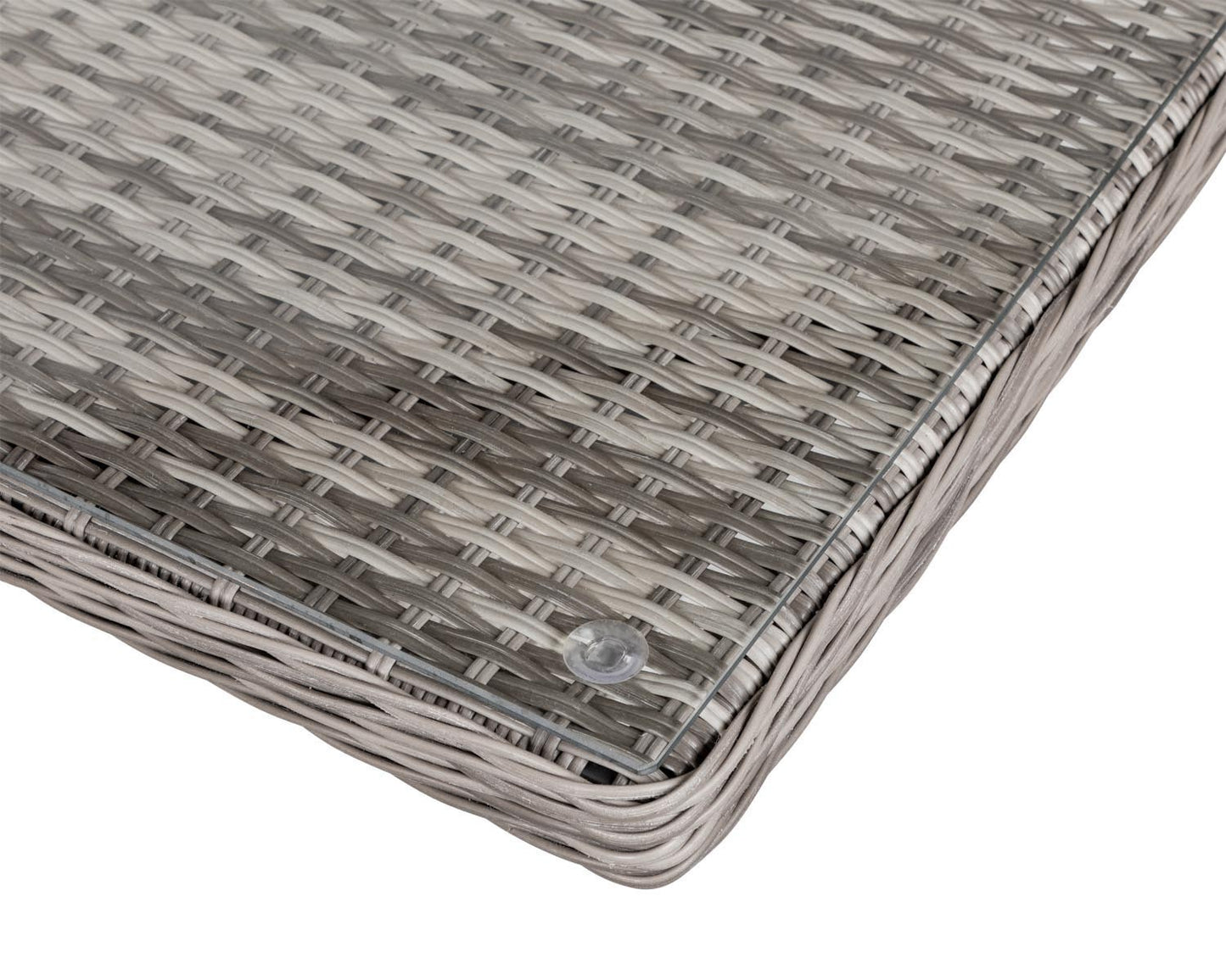 Riviera 4 Dining Chairs and Rectangular Dining Table in Grey