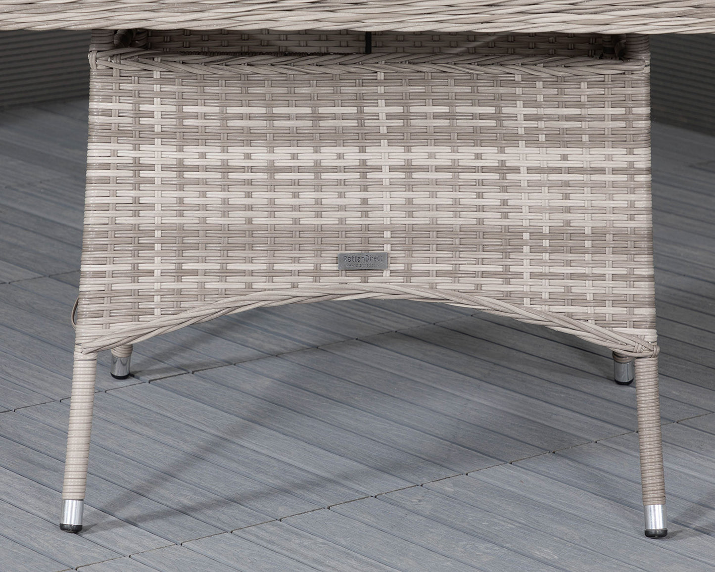 Riviera 4 Dining Chairs and Square Dining Table in Grey