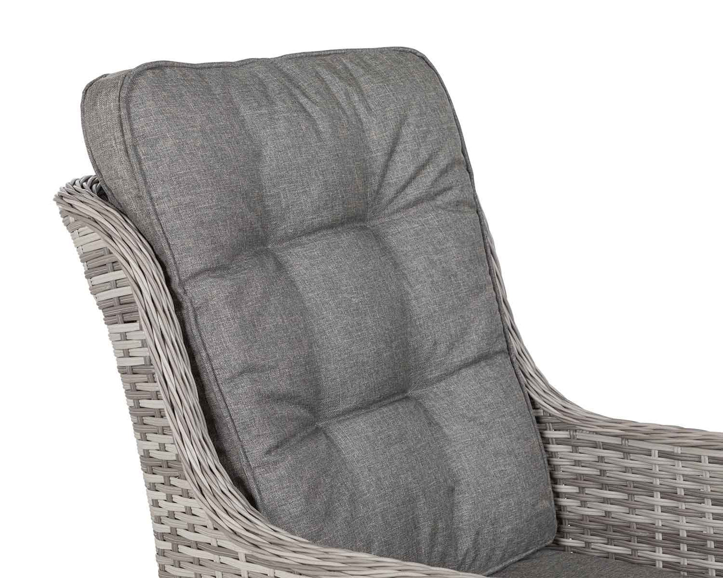 Riviera 4 Dining Chairs and Small Rectangular Dining Table in Grey