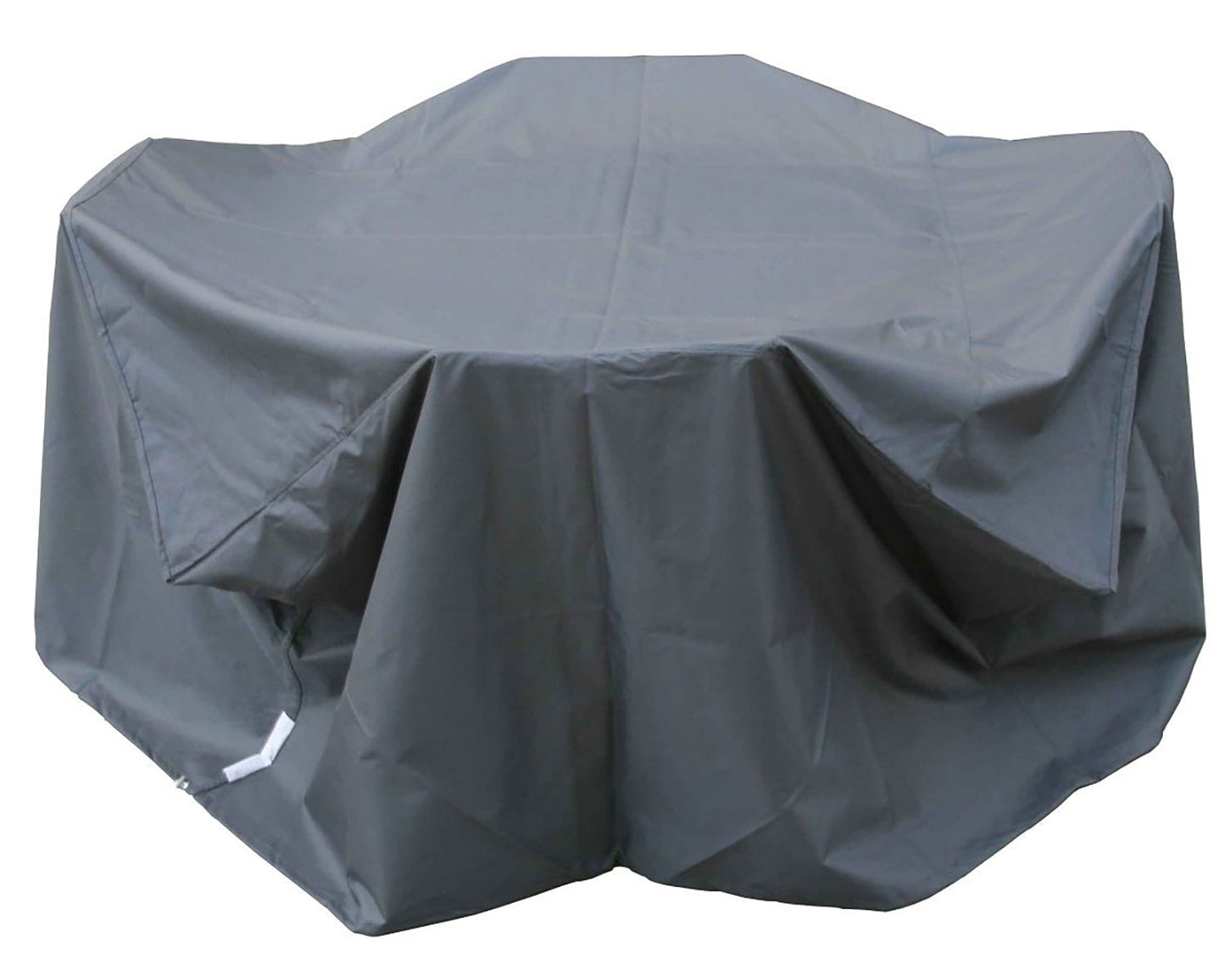 Roma 4 Rattan Garden Chairs and Small Round Table Set in Black and Vanilla