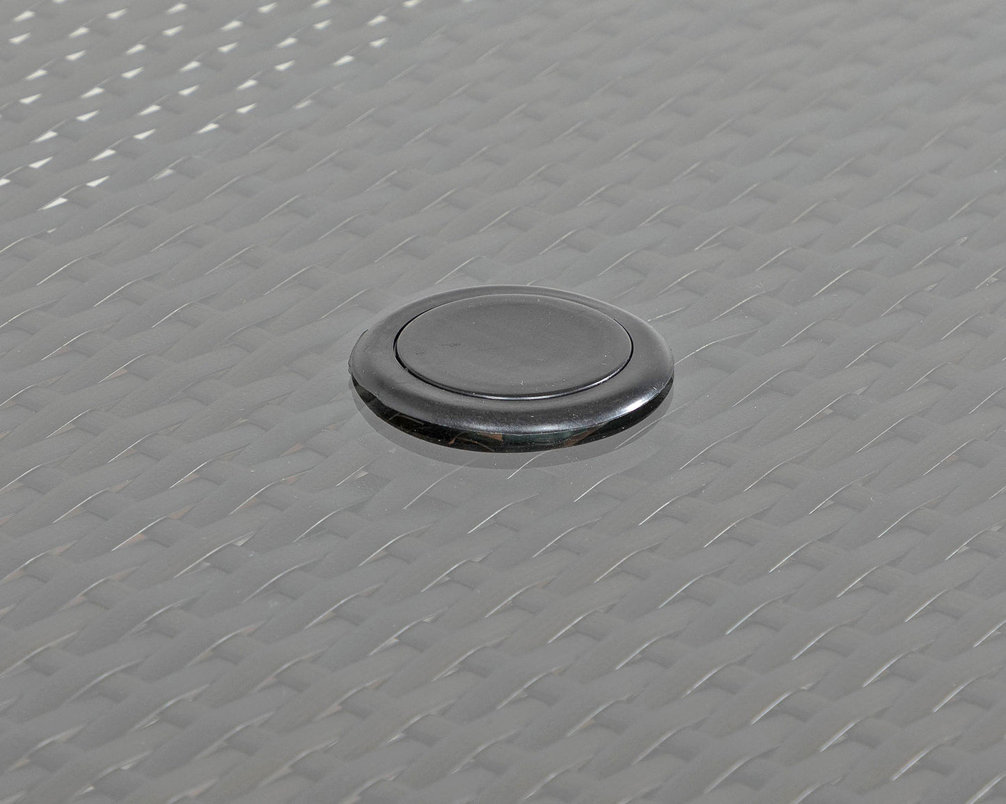 Roma 6 Rattan Garden Chairs and Small Rectangular Table Set in Chocolate and Cream