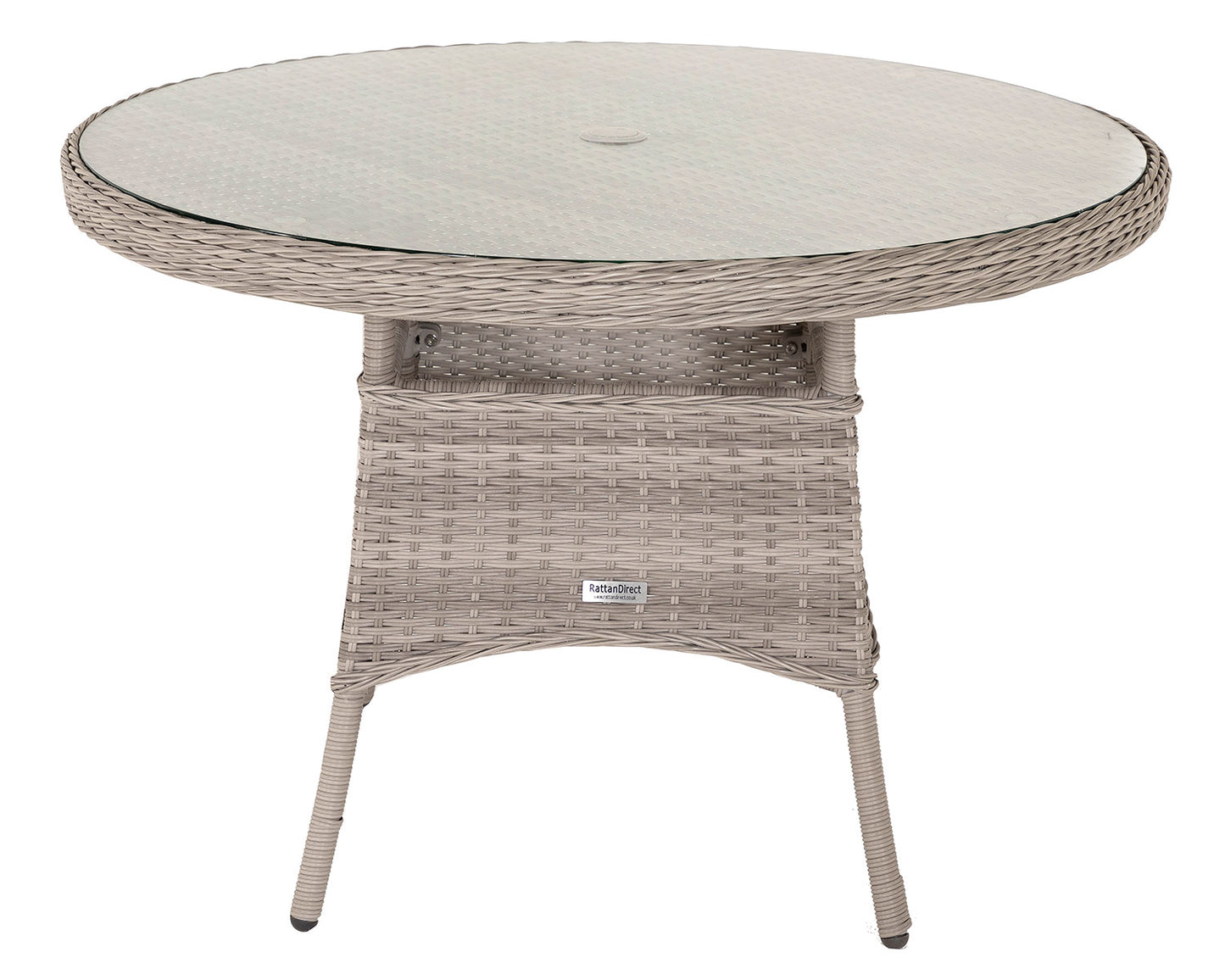 Roma 4 Stackable Chairs and Small Round Dining Table in Grey
