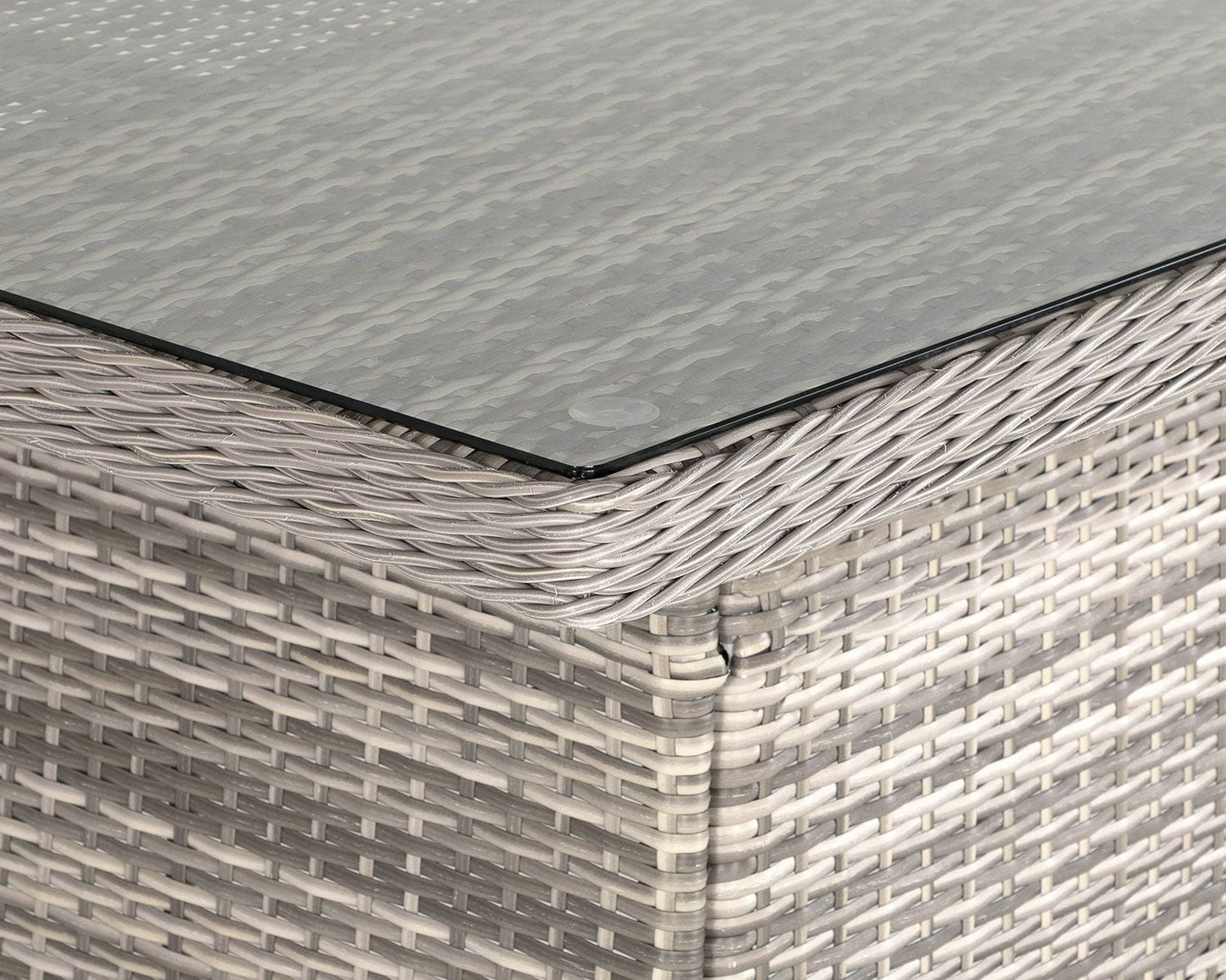 Roma 6 Stackable Chairs and Square Dining Table in Grey