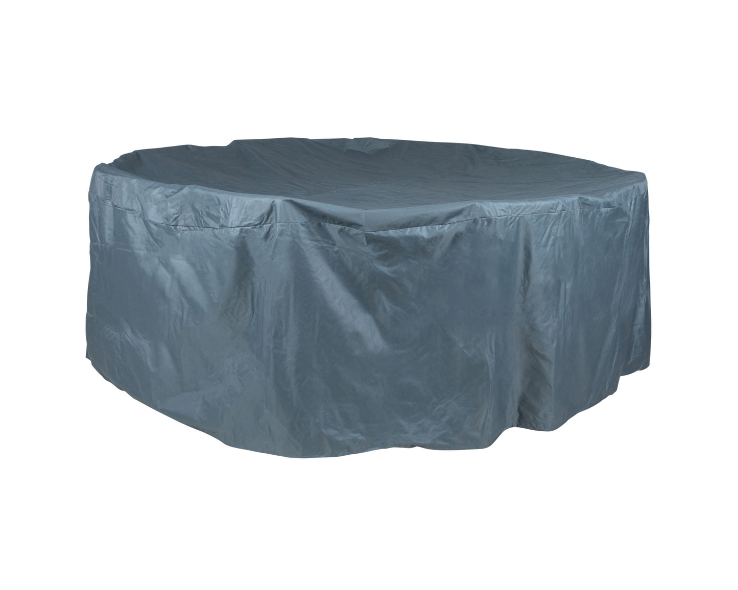 Cambridge 8 Rattan Chairs and Large Round Dining Table Set in Grey