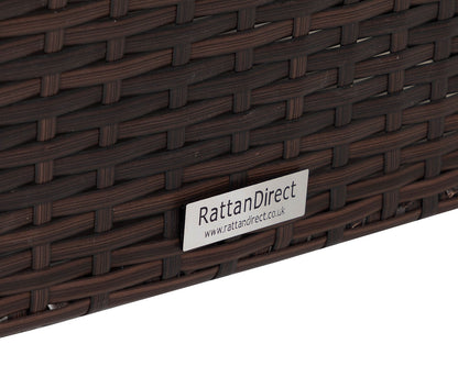 Barcelona 6 Seater Cube Set With Footstools in Brown and Cream