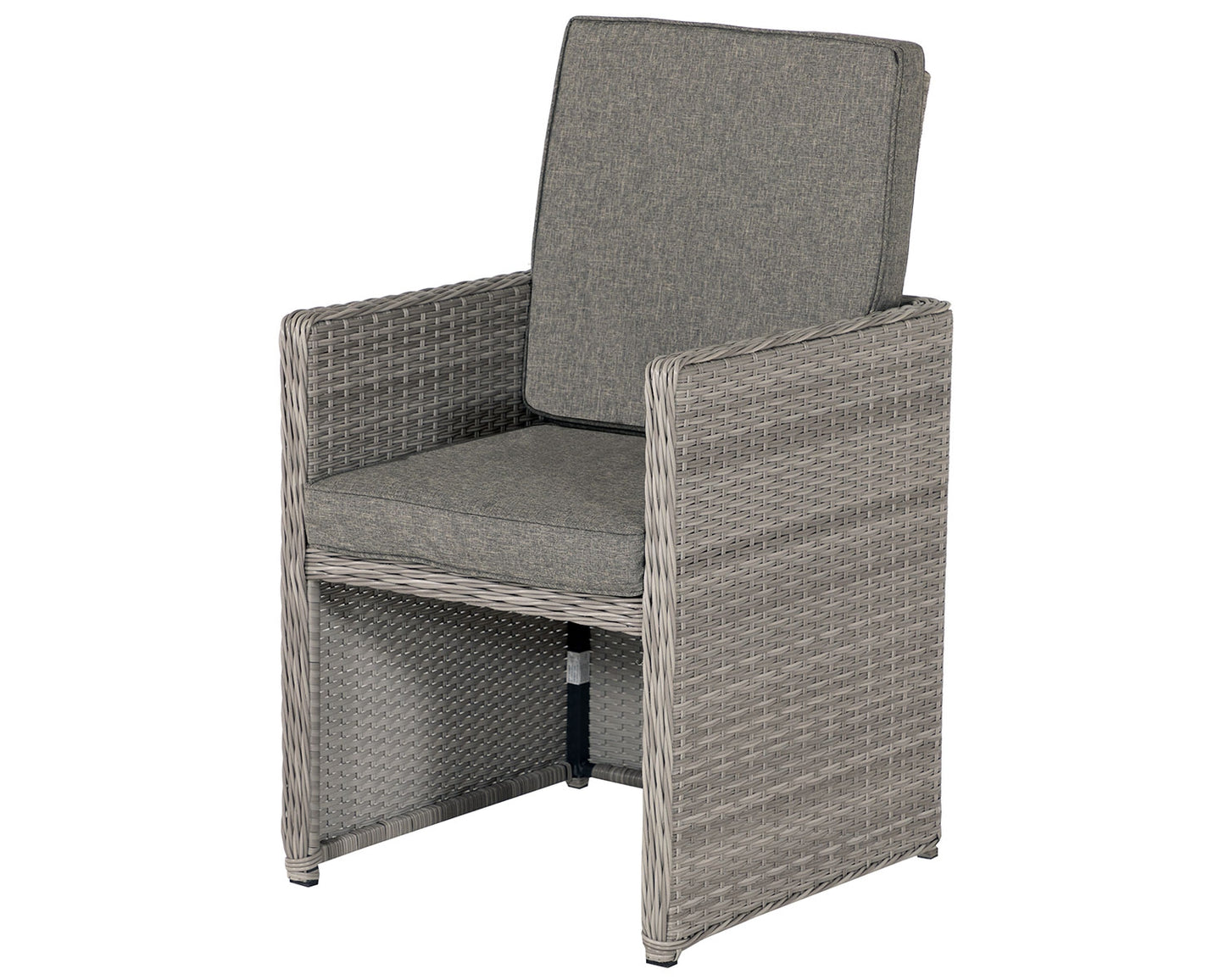 Barcelona 6 Seater Cube Set in Grey
