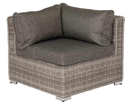 Florida Rattan Garden Armed High Bistro Set in Grey