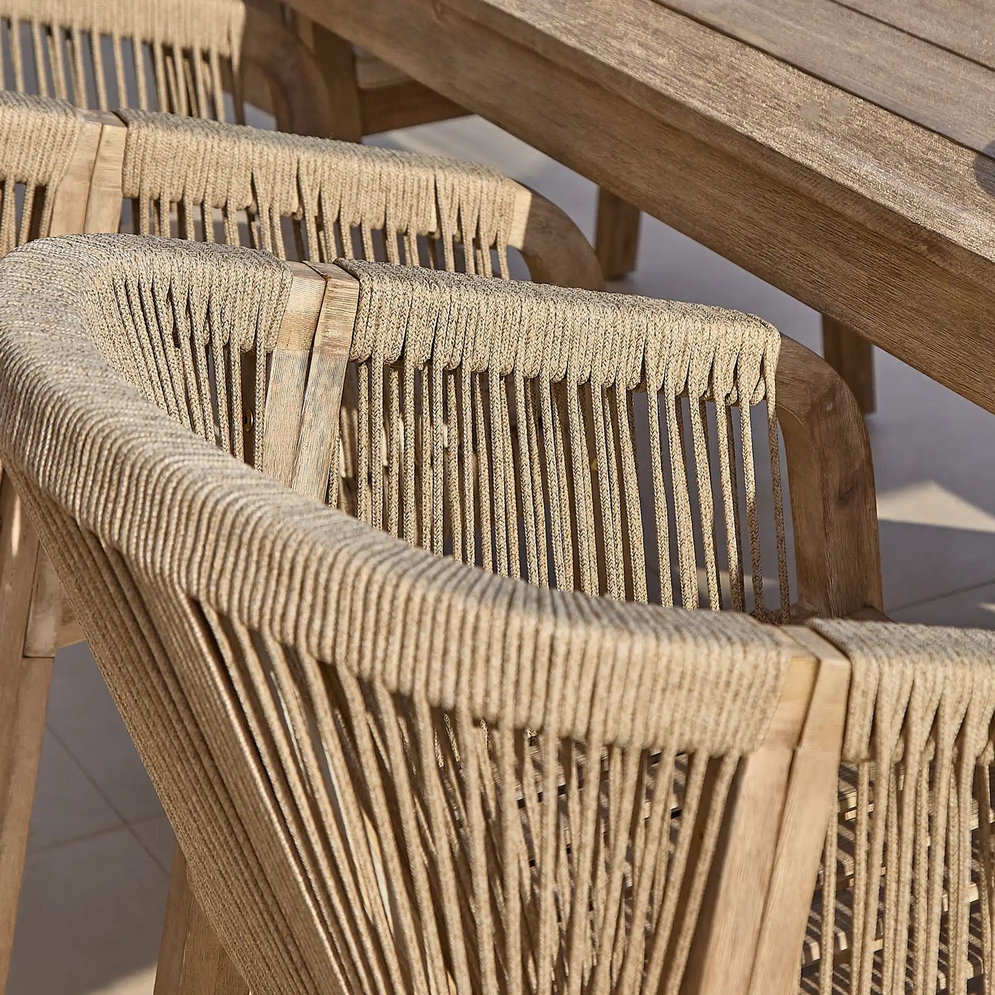 Nala String Outdoor Dining Chairs - Laura James 