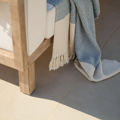 Akira 6 Seater Wooden Sofa Set with Coffee Table - Laura James