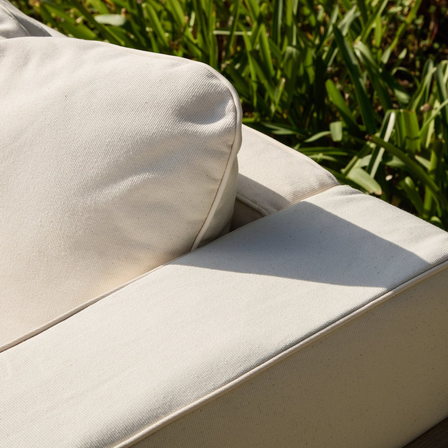 Akira 5 Seater Wooden Garden Sofa Set with Coffee and 2 Akira Side Tables - Laura James