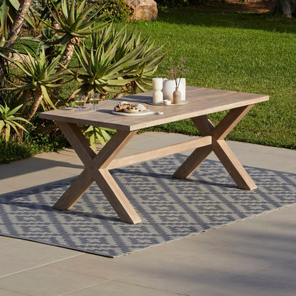 Charlotte 6 Seater Wooden Garden Dining Table  Laura James 