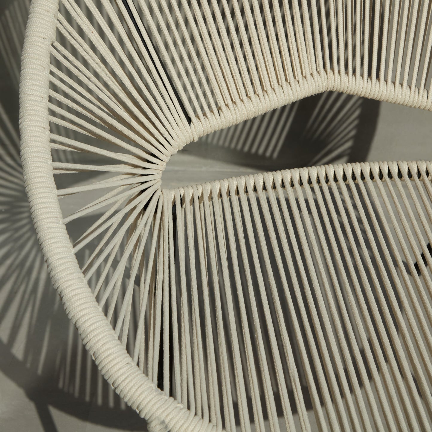 Eli Beige Rope Chairs - Set of 2 - Laura James