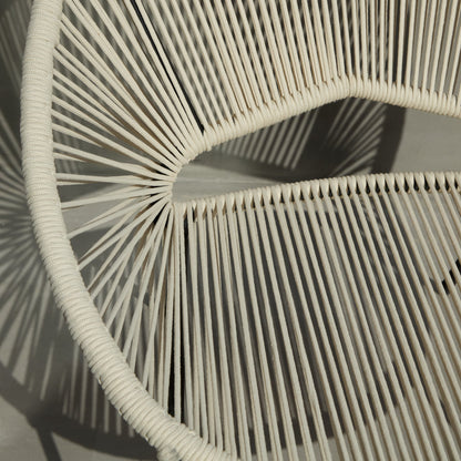 Eli Beige Rope Chairs - Set of 2 - Laura James