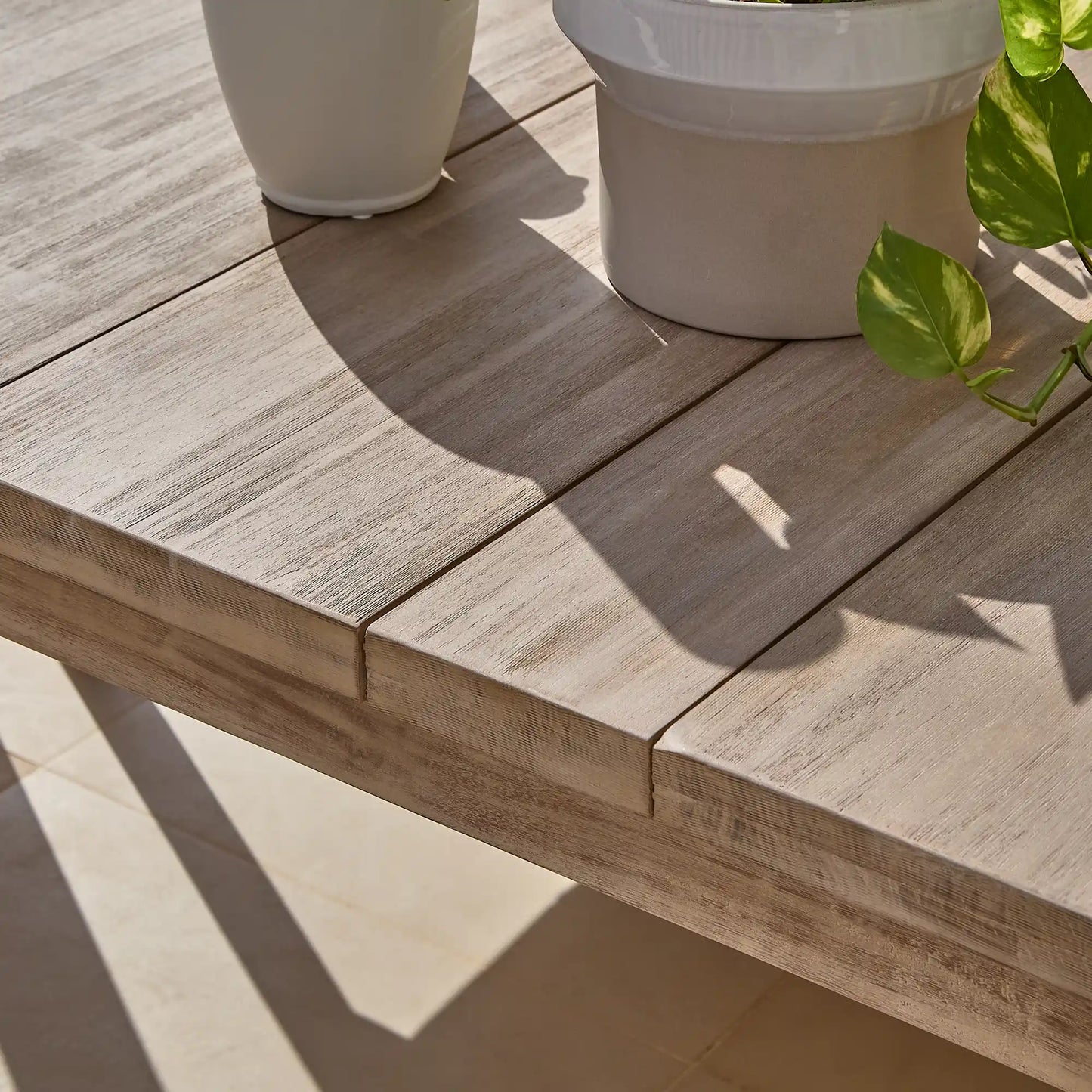 Kuro 175cm Rectangular Dining Table - Brushed Light Acacia

