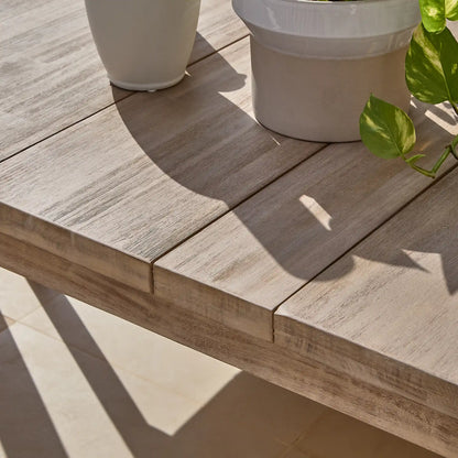 Kuro 175cm Rectangular Dining Table - Brushed Light Acacia

