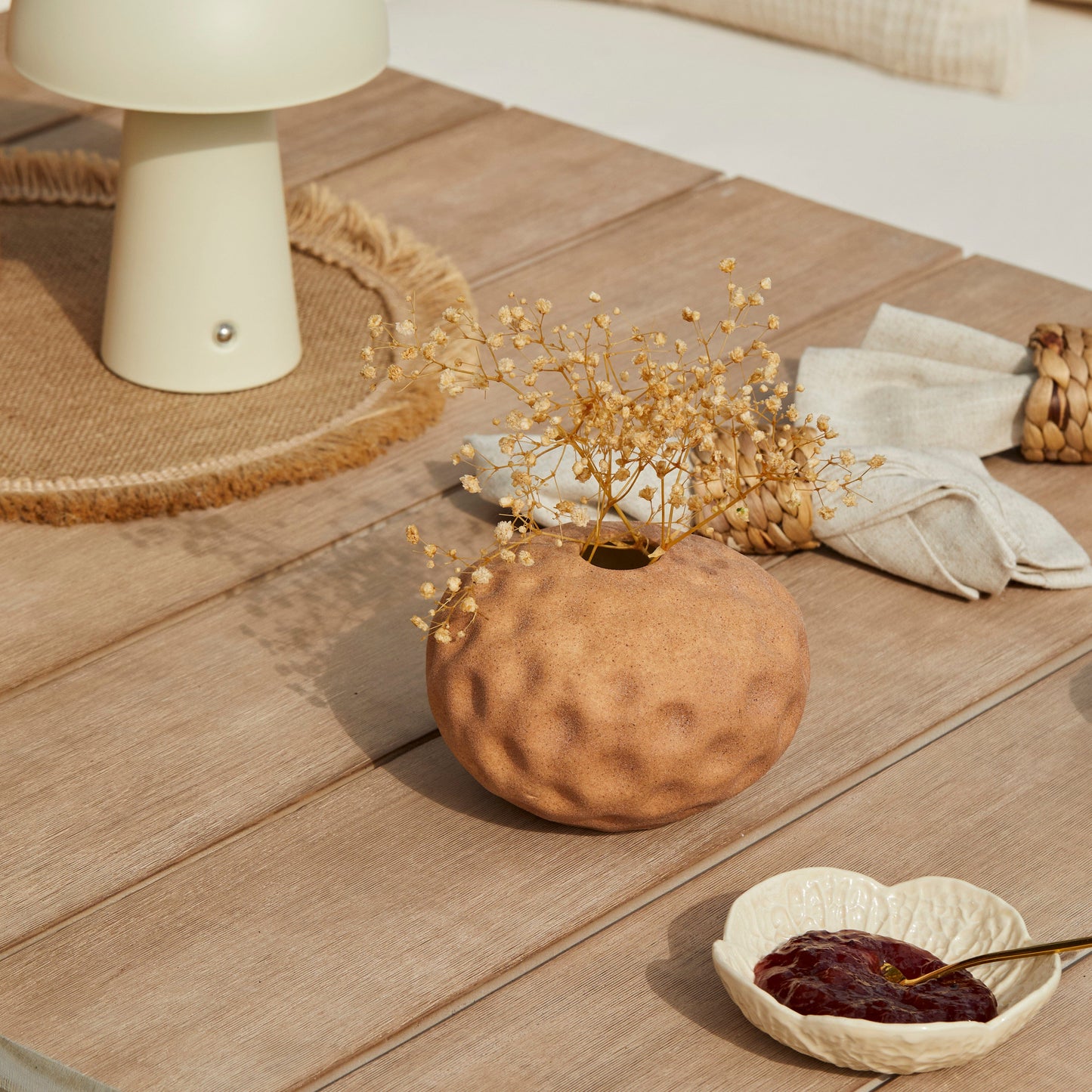 Shiro Wooden Garden Corner Dining Sofa Set - Laura James 