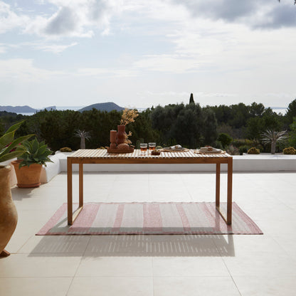 Lennox 6 Seater Outdoor Wooden Dining Table - Laura James 