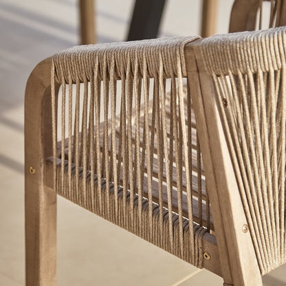 Palm 6 Seater Wooden Garden Dining Set with 6 Nala Sand Cushioned Chairs
- Laura James 