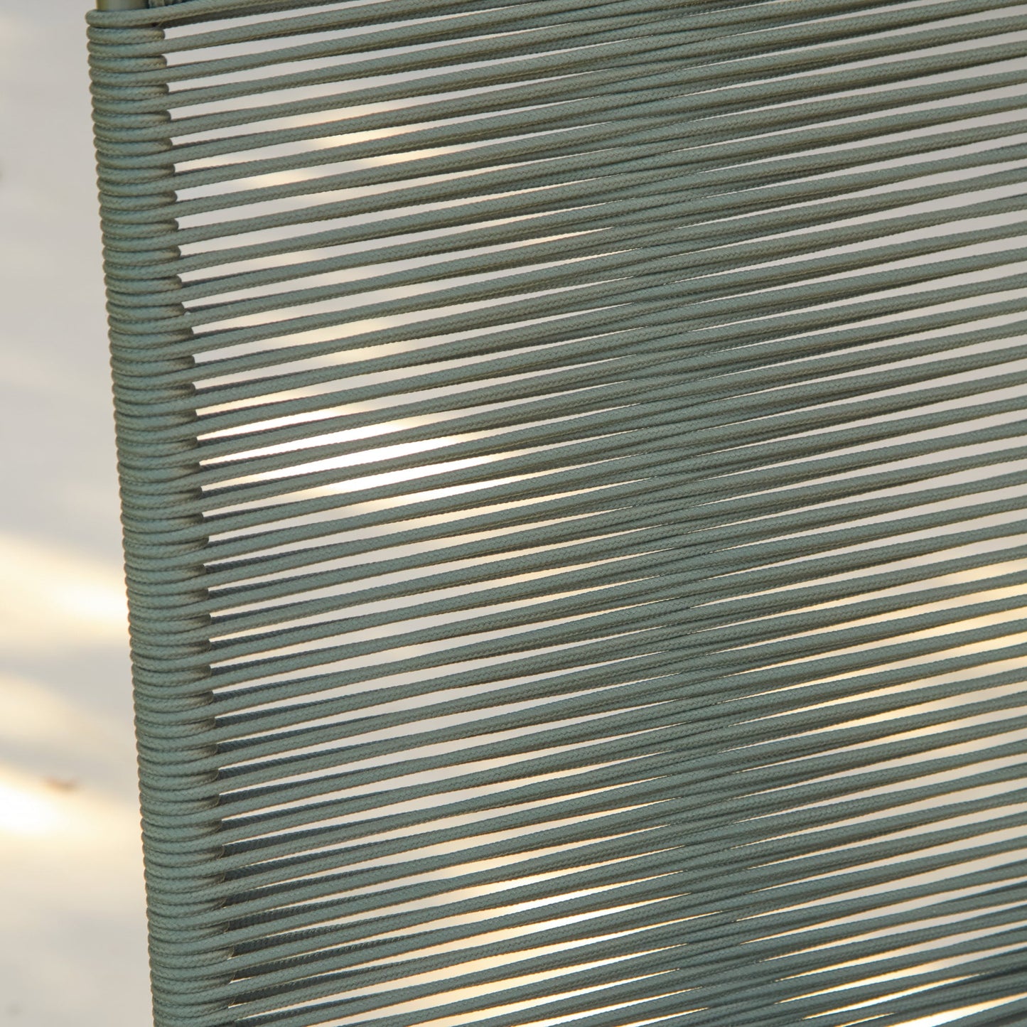 Ryder Khaki Green Rope Garden Chairs - Set of 2 - Laura James