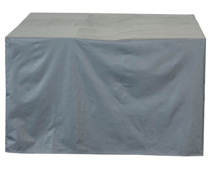 Cambridge 4 Stackable Chairs and Square Dining Table in Chocolate and Cream