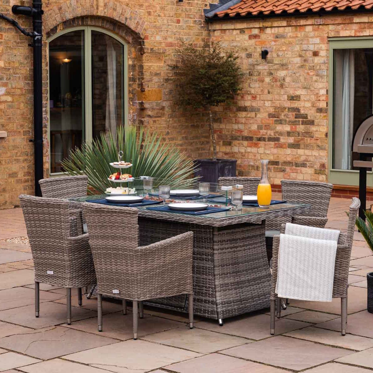 Cambridge Rattan Rising Table Rattan Direct