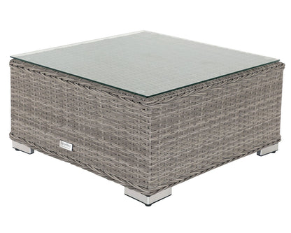 Florida 4 Piece Rattan Garden Corner Sofa Set in Grey