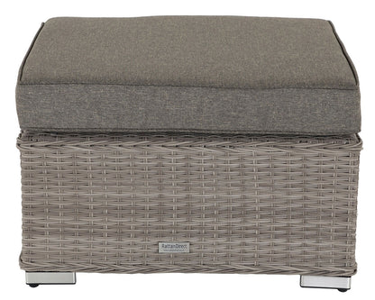 Florida 4 Piece Rattan Garden Corner Sofa Set in Grey