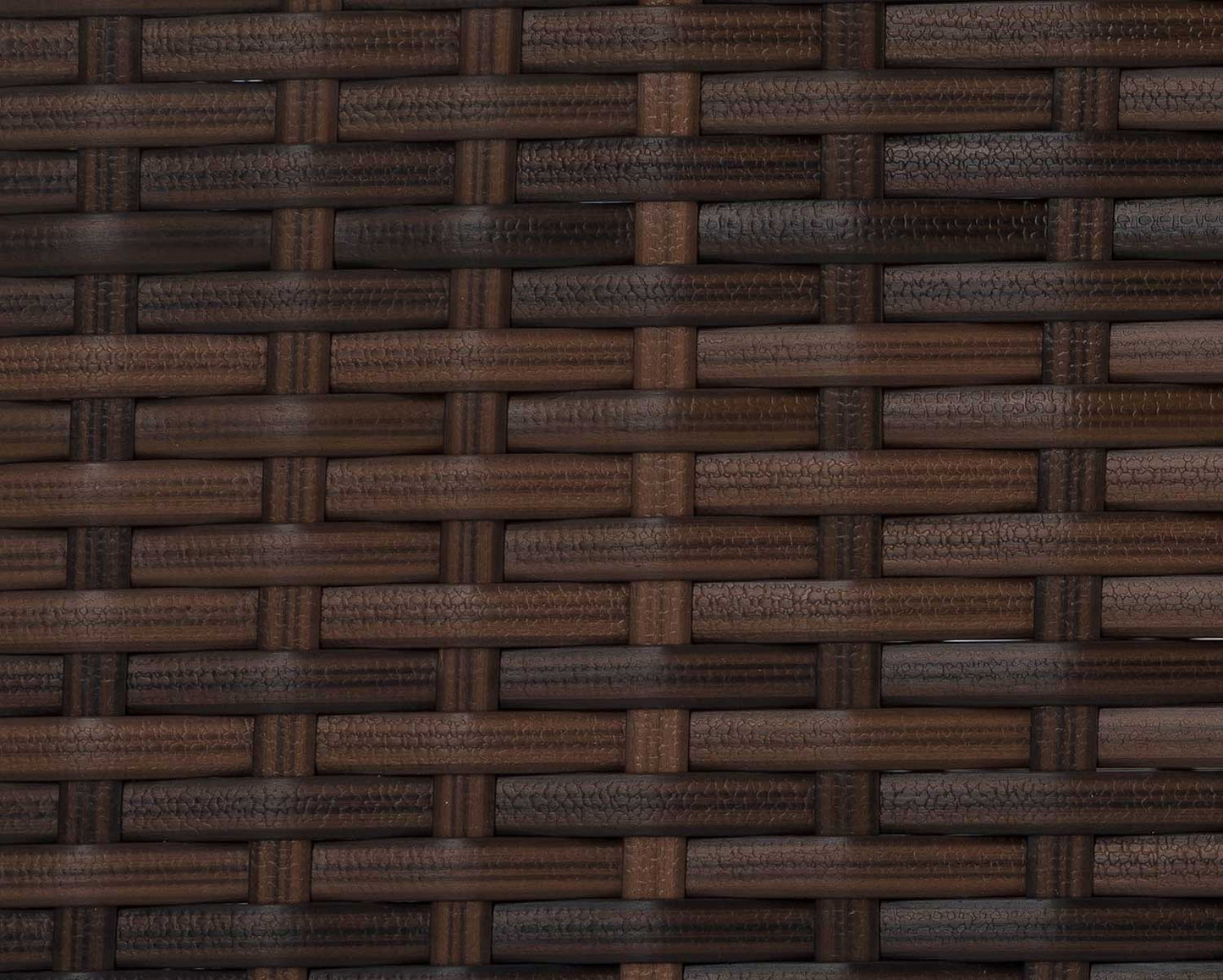 Florida Rattan Garden Bistro Set in Chocolate and Cream