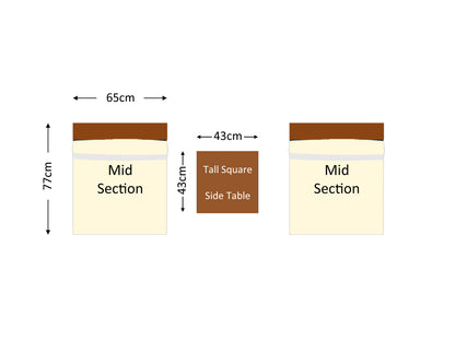 Florida Rattan Garden Bistro Set in Chocolate and Cream