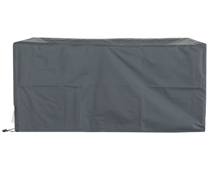 Monaco Rattan Garden Day Bed Sofa Set in Black and Vanilla