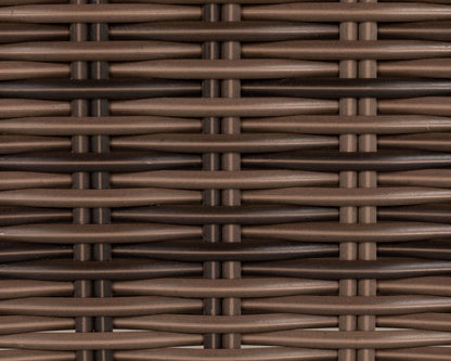 Ascot Rattan Garden Armchair in Premium Truffle Brown and Champagne