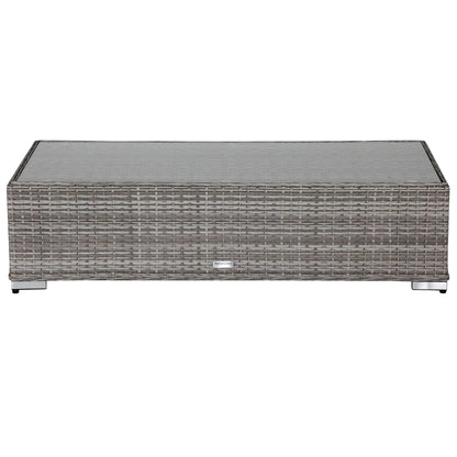 Monaco Ottoman in grey